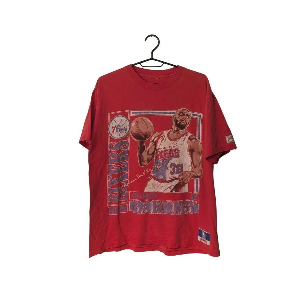 90S Philadelphia 76Ers Charles Barkley Nutmeg Basketball T Shirt